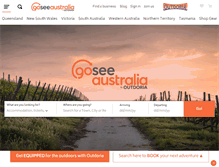 Tablet Screenshot of goseeaustralia.com.au